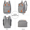 Utility Business Travel Laptop Backpack Cross Body Sling Bag Set For Daily Using And Outdoor Travel