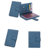 Stocked RFID PU Leather Card Holder Organizer Travel Wallet Case Men Passport Holder Passport Cover for Business Travel