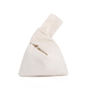 Simple Japanese Cotton And Linen Custom Printing Knotted Bag Strap Knot Wrist Bag