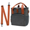 High Quality Waterproof Lining Insulated Lunch Bags Travel Lunch Box Tote Shoulder Cooler Bags For Adult