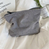 Custom Pouch Bag Cosmetic Cheap Price Velvet Makeup Bag with Zipper for Men Women