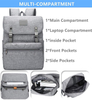 Multi Functional Vintage Laptop Backpack Custom Logo Backpack for Travel Durable Nylon Rucksack with USB Charging Headphone Port