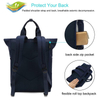 Waterproof Vintage Urban Outdoor Travel Holiday Casual Daypack Rolltop Backpack Rucksack Wasserdicht