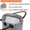 Custom Portable Oxford Aluminium Foil Thermal Insulated Women Cooler Lunch Bag