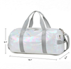 Shiny PU Leather Waterproof Other Sports Bags Multifunctional Travel Portable Sport Duffel Bag with Shoe Compartment