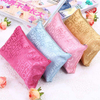 Promotional Simple Polyester Zipper Cosmetic Bag Cheap Travel Bag Make Up Wholesale