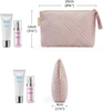 Fashion Water Resistant Velvet Luxury Cosmetic Pouch Fashion Soft Cosmetic Make Up Bags Custom