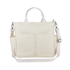 Custom Printed Portable Handbag for Lady Recycled Cotton Canvas Designer Book Bottle Organizer Tote Bag