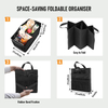 High Quality Collapsible Car Trunk Back Seat Organizer Box Portable Toy Snack Book Storage Bag