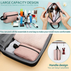 Waterproof Custom Color Nylon Make Up Storage Zipper Organizer Cosmetic Bag Toiletry Bags For Women
