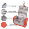 Orange Foldable Hanging Toiletry Bags Makeup Storage Organizer Make Up Holder Cosmetic Bag With Hook In Travel