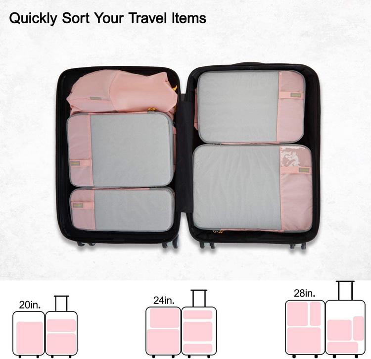 6 Set Packing Cubes Product Details