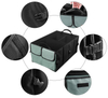 Waterproof Durable Foldable Collapsible Front Back Trunk Organiser Container SUV Car Truck Seat Organizer And Insulation Cooler