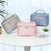 Pu Leather Toiletry Travel Bag Luxury Makeup And Cosmetic Bags Waterproof Make Up Bags with Personal Logo