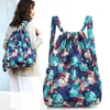 Fashion nylon waterproof drawstring backpack high quality drawstring bag backpack for travel sport
