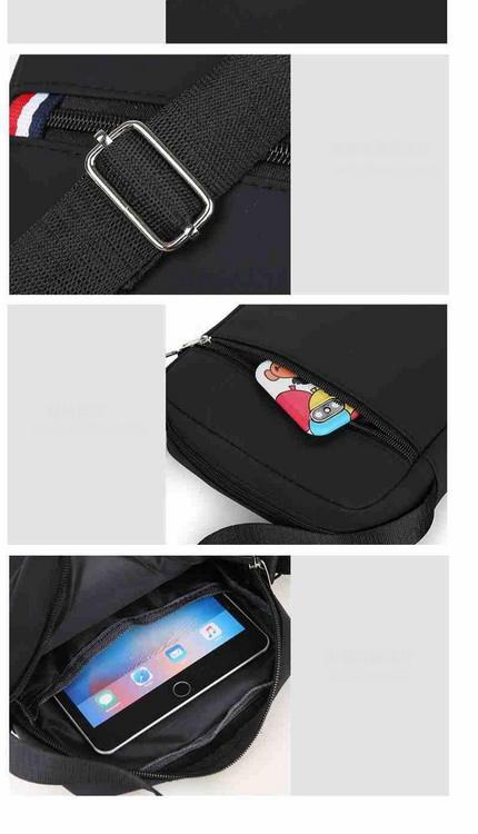 Promotion mens sling bag wholesale waterproof PU leather shoulder crossbody messenger bags custom logo
