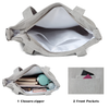 Fashionable Large Lightweight Women Corduroy Hand Bag Sling Girls Travel Work Casual Tote Bag with Handles