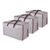 Durable Waterproof Polyester Home Quilt Bedding Clothes Toys Organizer Zipper Bag Reusable Large Storage Packing Bag