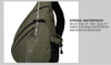 New design oxford sling bag with USB charging port custom large capacity mens crossbody bag chest