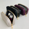 Luxury Fuax Leather Essential Oil Carry Bag Fit 10 12 Bottles Ladies Travel Makeup Storage Clutch Bag