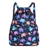 2022 Fashion Vintage Drawstring Backpacks Women Large Capacity Flower Ethnic Style Waterproof Nylon Rucksack BackpacK