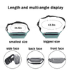 Waterproof Running Belt Bag Fanny Pack for Women And Men with 4-Zipper Pockets Casual Waist Packs