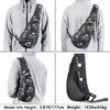 Custom Sling Bags Men Women Shoulder Backpack Small Cross Body Chest Sling Backpack Travel Running Cycling