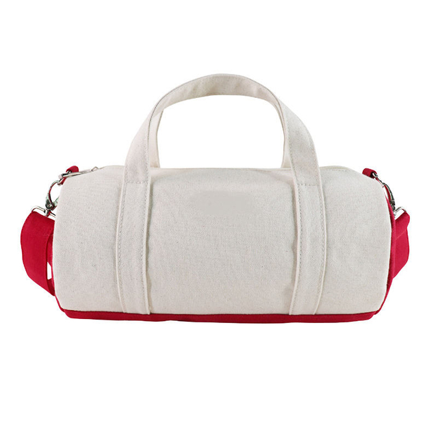 Customized Logo Large Capacity Heavy Duty Cotton Canvas Duffle Bags Gym Women Sports Travel Bag