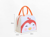 Wholesale Lunch Bag Aluminum Thermal Lunch Cooler Bags for School Kids with Tiger Printing Logo