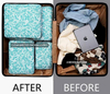 Customized Printing Lightweight Waterproof Luggage Organizer Kits Compression Packing Cubes for Travel