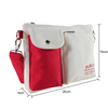 Canvas Messenger Bags Wholesale Custom Canvas Crossbody Sling Bags for Women Crossbody with Matched Color