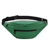 New Design Fanny Packs Women Pink Durable Waist Bag Double Zipper Bum Bag