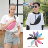 Wholesale Promotion Polyester Sports Running Waterproof Waist Bag Sling Crossbody Custom Fanny Pack