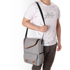 BSCI Factory Wholesale Cross-body Thickened Aluminum Foil Refrigerated 2 Bottles Wine Cooler Bags