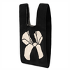 Fashion Design Korean Style Knit Wrist Bag for Women Portable Mini Customized Pattern Cute Knot Wrist Bag