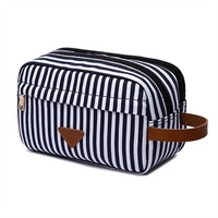 Large Custom Printed Zipper Makeup Travel Toiletry Cosmetic Bags Customize Shaving Bathroom Organizer Make Up Bag