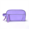 Custom PU Leather Makeup Bag Pouch Skincare Cosmetic Travel Toiletry Bag with Partition Storage Waterproof Cosmetic Bag