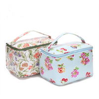 Customized Full Printing Cute Women Cosmetic Bag Travel Portable Large Space Soft Cosmetic Bag with Logo