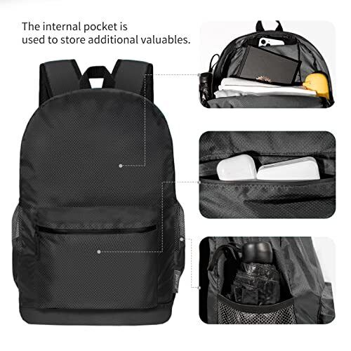 Pack All 20L Lightweight Packable Backpack Water Resistant Foldable Backpack