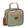 Wholesale Pu Leather Insulated Cooler Bag Waterproof Thermal Food Lunch Box Bag