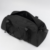 Personalized Black Sports Gym Duffle Bag with Shoes Compartment Waterproof Large Travel Bag for Men
