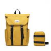 Durable Recycled Pet Laptop Travel Backpack With Detachable Pouch Large Roll Top College School Backpacks 