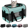 Pet Carrier Handbag Travel Bowl Padded Strap Dog Carrier Mesh for Small Dogs Cats Pet Bag for Hiking Travel Camping Outdoor