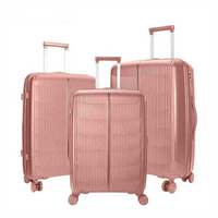 Hard Shell Set Luxury Sets Suitcases for Daily Promotional PP Material Travel Suitcase Unisex Spinner Caster Travel Bags Luggage
