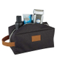 Heathered Toiletry Bag Featuring A Stylish And Functional Design Complete with Zipper for Organized Essentials