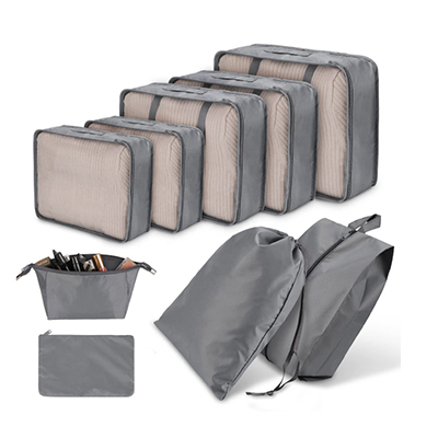 Hot Sale 11pack Suitcase Travel Storage Accessories Organizer Bag Portable Cloth Packing Cubes Compression