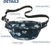 Hiking Waist Packs Portable Water Resistant Fanny Bag with Adjustable Strap Lightweight Crossbody Chest Bag Slim Bag
