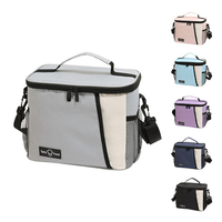 Outdoor Portable Lunch Thermal Insulation Large Fashion Picnic Bento Tote PEVA Waterproof Inner Insulated Big Cooler Bag