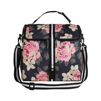 2025 Custom Large Thermal Insulated Leak Proof Eco-friendly Canvas Coated Picnic Lunch Cooler Bag