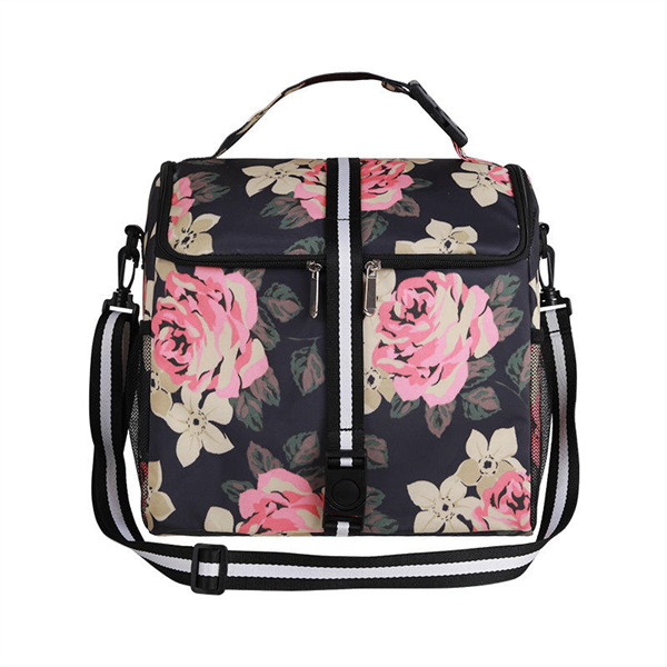 2025 Custom Large Thermal Insulated Leak Proof Eco-friendly Canvas Coated Picnic Lunch Cooler Bag